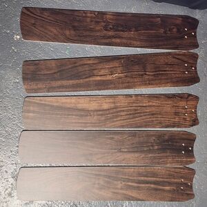 Hampton Bay 56"-inch Bellmore Brushed Nickel Silver Reversible Blades (5)